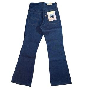 Levi's 746 Dura Plus Denim Jeans Vintage 70s Bell Bottoms 27x28 Blue NWT flare